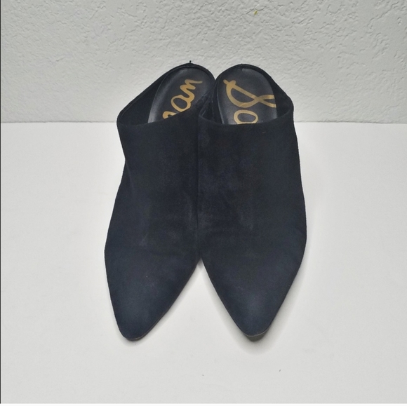 Sam Edelman Black Suede Oran Dress Mules - Picture 4 of 8